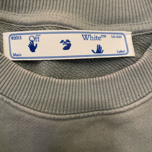 Virgil Abloh main label xxs sweatshirt like new - Picture 15 of 15